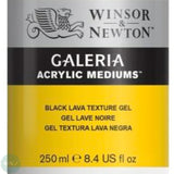ACRYLIC MEDIUMS - Winsor & Newton Galeria - Black Lava Texture Gel 250ml