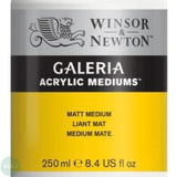 Acrylic Mediums - Winsor & Newton Galeria - Matt Medium 250ml