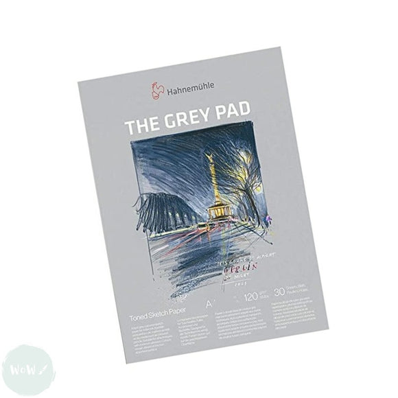 SKETCH / DRAWING PAPER PAD - Toned - Hahnemuhle - The GREY PAD - 120gsm - A6