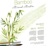 Mixed Media pad - Hahnemuhle - BAMBOO - 265gsm - 30 x 40cm