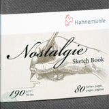 Hardback sketchbook - Square bound - Hahnemuhle NOSTALGIE Book - 190gsm A6 Portrait