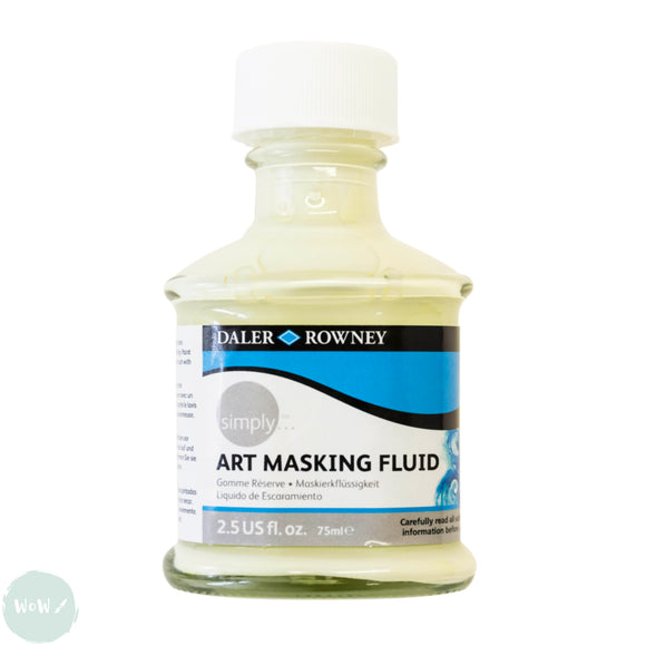 WATERCOLOUR MASKING FLUID - Daler Rowney - SIMPLY - Art Masking Fluid - 75ml