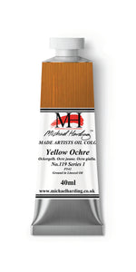 Michael Harding Handmade Oil 40ml tube-	Yellow Ochre 40ml (series 1)