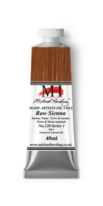 Michael Harding Handmade Oil 40ml tube-	Raw Sienna 40ml (series 1)