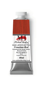 Michael Harding Handmade Oil 40ml tube-	Venetian Red 40ml (series 1)