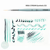 ARTISTS PAINT BRUSH - Synthetic - ROSA - STREAM - Series 123/3 - 0.3mm DIA. FINE LINER – 3