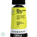 Daler Rowney CRYLA Artists Acrylic 75ml Tubes-  NICKEL TITANATE Yellow