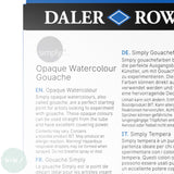 Gouache Set- Daler Rowney Simply Gouache 6 assorted 12ml Tubes