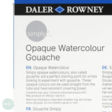 Gouache Set- Daler Rowney Simply Gouache 24 assorted 12ml Tubes