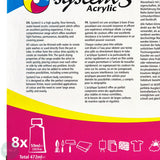 Acrylic Paint Set- Daler Rowney - SYSTEM3 - SELECTION SET - 8 x 59ml
