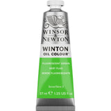 OIL PAINT – Winsor & Newton WINTON – 37ml tube - FLUORESCENT GREEN