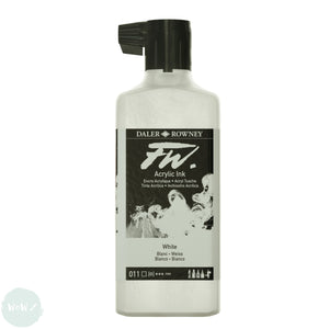 ACRYLIC INK - Daler Rowney FW – 180ml - 011 White