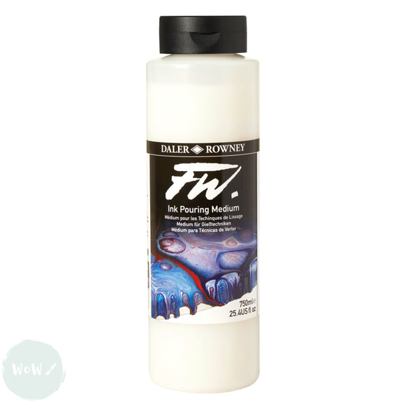 Acrylic Pouring Medium -  Daler Rowney FW Acrylic ink - 750ml (25.4 US fl oz)