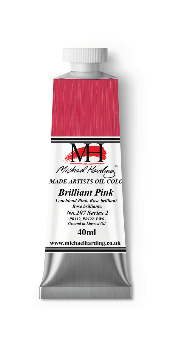 Michael Harding Handmade Oil 40ml tube-	Brilliant Pink 40ml (series 2)