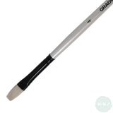 ARTIST BRUSH - Daler Rowney - GRADUATE -  Bristle -   FLAT 4 Long handle