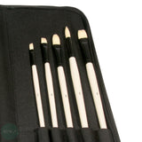 BRUSH SET - Daler Rowney - GRADUATE –  Oil & Acrylic Brush Collection - Zip Case set 10 assorted