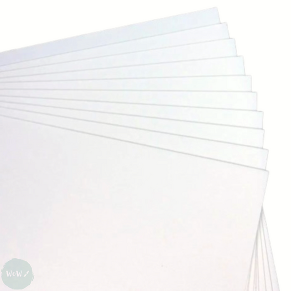 Cartridge Paper sheets- 220gsm white, All-Media  - 10 sheets