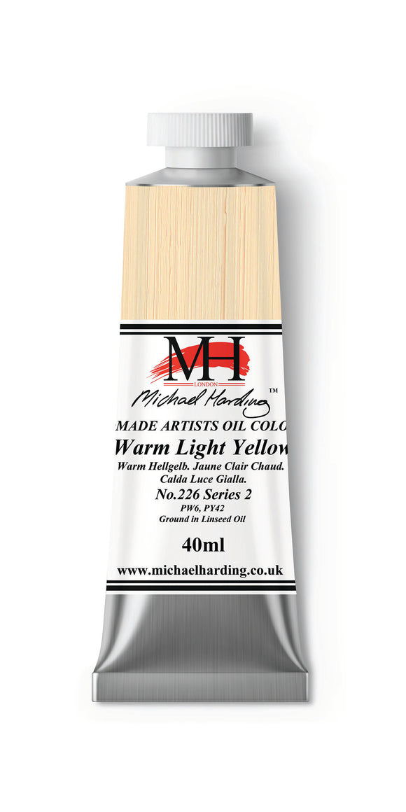 Michael Harding Handmade Oil 40ml tube-	Warm Light Yellow 40ml (series 2)