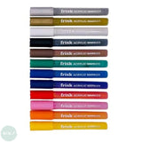 PAINT MARKER - FRISK - Acrylic Paint Marker - Set of 12 ASSORTED - 2mm