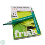 PAINT MARKER - FRISK - Acrylic Paint Marker - Set of 12 ASSORTED - 2mm