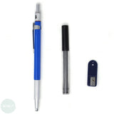 MECHANICAL CLUTCH PENCIL - 2mm – HOLDER, SPARE LEADS & SHARPENER