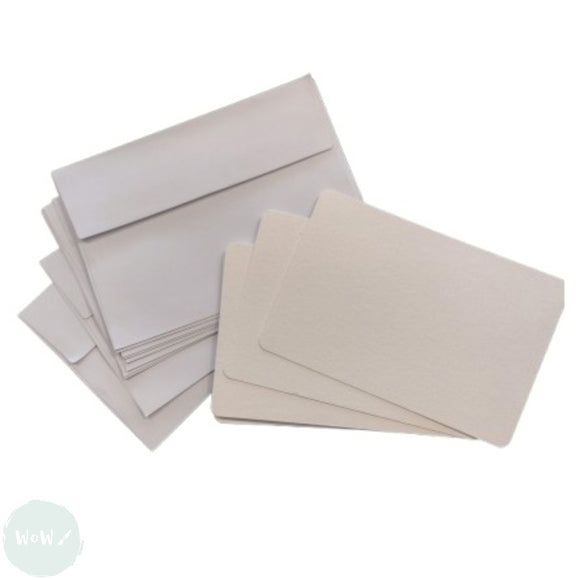 Watercolour Postcard - 10 x BLANK CARDS & ENVELOPES - 300gsm - 15 x 10 cm - SMOOTH & COLD PRESSED SURFACE