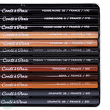 DRAWING / SKETICHING PENCILS - Conté à Paris - SKETCHING - 12 Assorted Tin