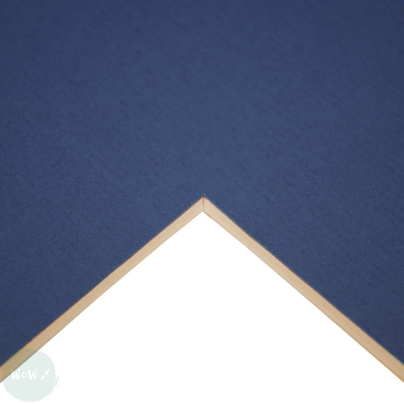 Mountboard - DALER ROWNEY Cream Core A1 – FIVE SHEETS -	OXFORD BLUE INGRES