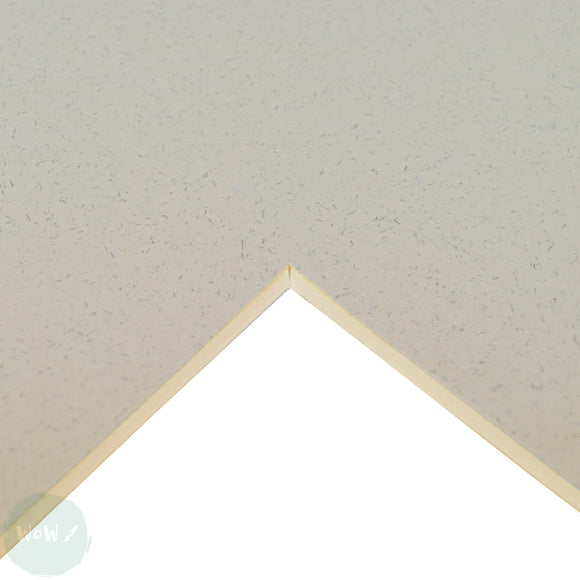 Mountboard - DALER ROWNEY Cream Core A1 – SINGLE SHEETS - LINEN FLANNEL