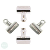 Drawing Boards- Clips - 30mm  wide Bulldog / Binder Clip x 4