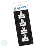 Drawing Boards- Clips - 30mm  wide Bulldog / Binder Clip x 4