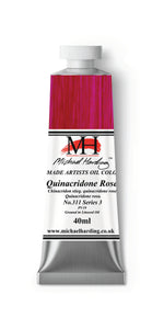 Michael Harding Handmade Oil 40ml tube-	Quinacridone Rose 40 ml (series 3)