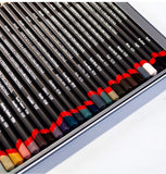 Coloured Pencil Sets -DERWENT TINTED CHARCOAL -  24 Tin INCLUDES FREE ERASERS & SHARPENER WORTH £9.50