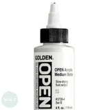 Acrylic Mediums - Golden OPEN (Slow Drying) - ACRYLIC MEDIUM (MATTE) 118ml