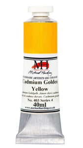 Michael Harding Handmade Oil 40ml tube-	Cadmium Golden Yellow 40ml (series 4)