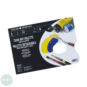 Tear-off Paper Palette pad- Daler Rowney - A3 (11.7 X 16.5")