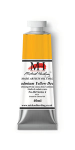 Michael Harding Handmade Oil 40ml tube-	Cadmium Yellow Deep 40ml (series 4)