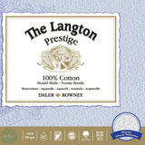 WATERCOLOUR PAPER - Pad - LANGTON PRESTIGE - 100% Cotton - 300gsm - ROUGH Surface - 14 x 10"