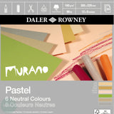 Pastel Paper Pads- Daler Rowney - MURANO -  Pastel & Art paper- 12 x 9"- Neutral Colours