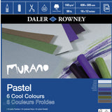 Pastel Paper Pads- Daler Rowney - MURANO -  Pastel & Art paper- 16 x 12" - Cool Colours