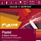 Pastel Paper Pads- Daler Rowney - MURANO -  Pastel & Art paper- 16 x 12" - Warm Colours