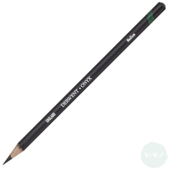DRAWING / SKETCHING PENCIL - DARK GRAPHITE - Derwent - ONYX - Medium