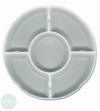 Ceramic Palette - ROUND - 180mm (7") diameter - 5 Wells