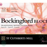 Watercolour Paper - BLOCK - BOCKINGFORD - 140 lb/300lb - SMOOTH (HP) Surface- 14 x 10"