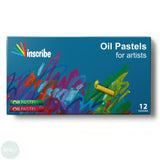 Oil Pastel Set - INSCRIBE - 12 Assorted