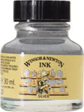 INK - Winsor & Newton DRAWING INK - 30ml - Silver