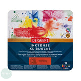 Derwent INKTENSE Blocks Sets- XL - Tin of 12 Assorted