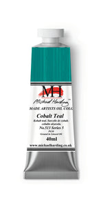 Michael Harding Handmade Oil 40ml tube-	Cobalt Teal 40ml (series 5)