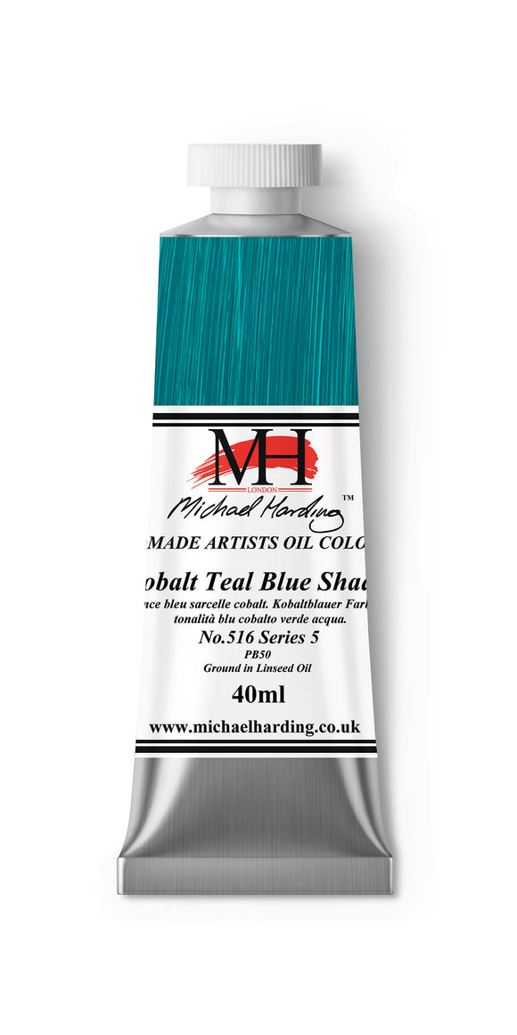 Michael Harding Handmade Oil 40ml tube-	Cobalt Teal BLUE SHADE 40ml (series 5)