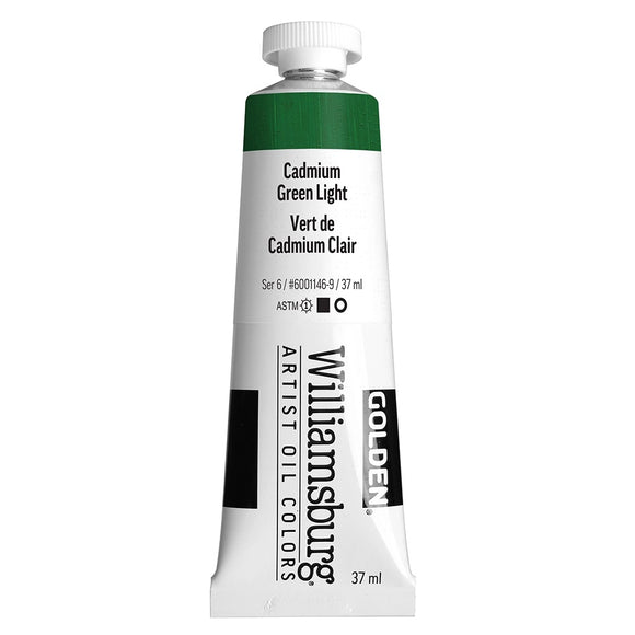 ARTISTS OIL COLOUR - Williamsburg Artists' - 37ml tube -  COBALT GREEN LIGHT